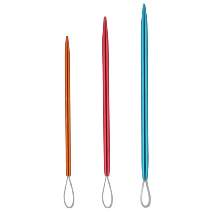 JUEGO 3 AGUJAS LANERAS NYLON